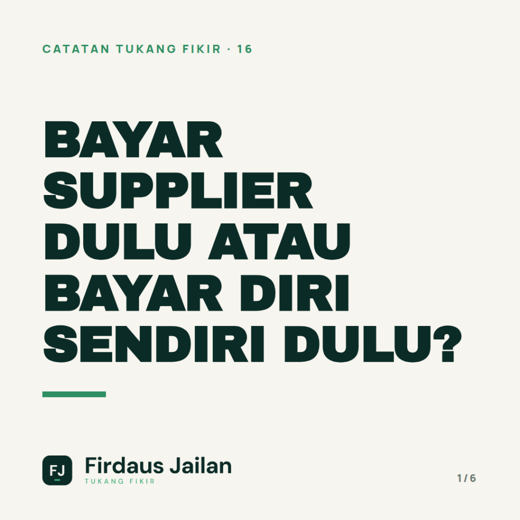 Catatan Tukang Fikir