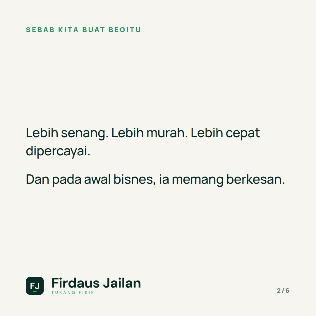 Kenapa Kita Perlu Berhenti Upah Orang Yang Kita Kenal Sahaja?