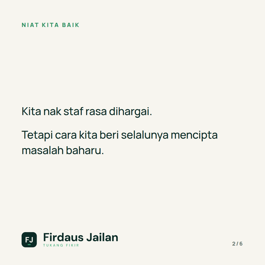 Bonus dan Hadiah Staf: Bila Ia Jadi Beban?