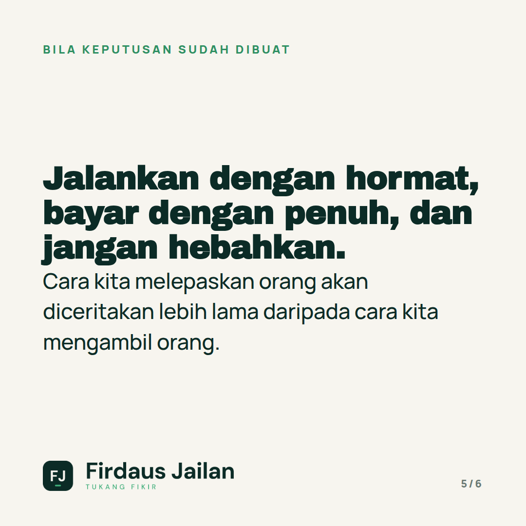 Buang Pekerja Cara Halal: Apa Yang Owner Selalu Silap?