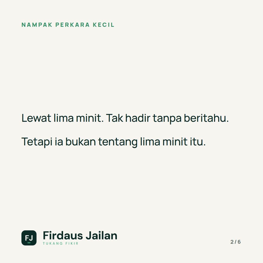 Kehadiran, Ketepatan Masa, dan Maruah Syarikat