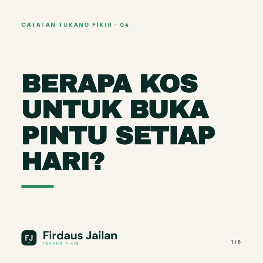 Catatan Tukang Fikir