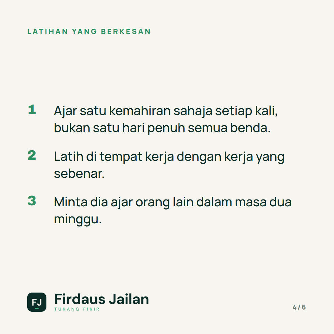 Latihan Staf: Belanja atau Pelaburan?