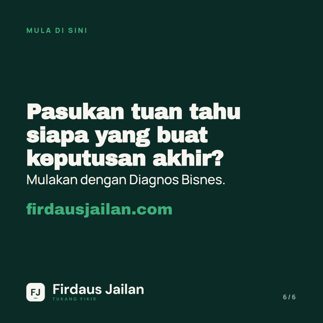 Bila Owner Jadi Kawan, Siapa Jadi Bos?