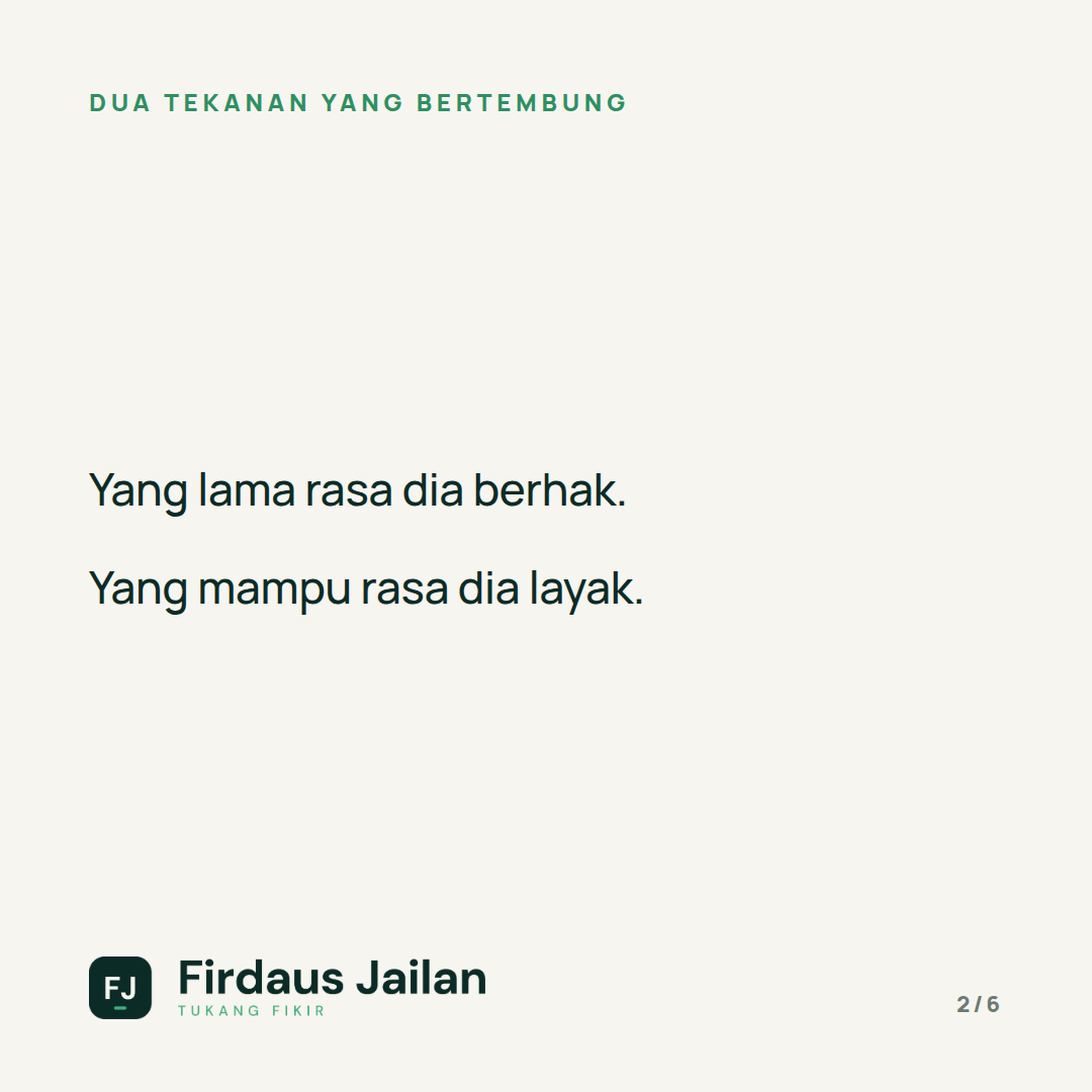 Siapa Patut Naik Pangkat, Yang Lama atau Yang Mampu?