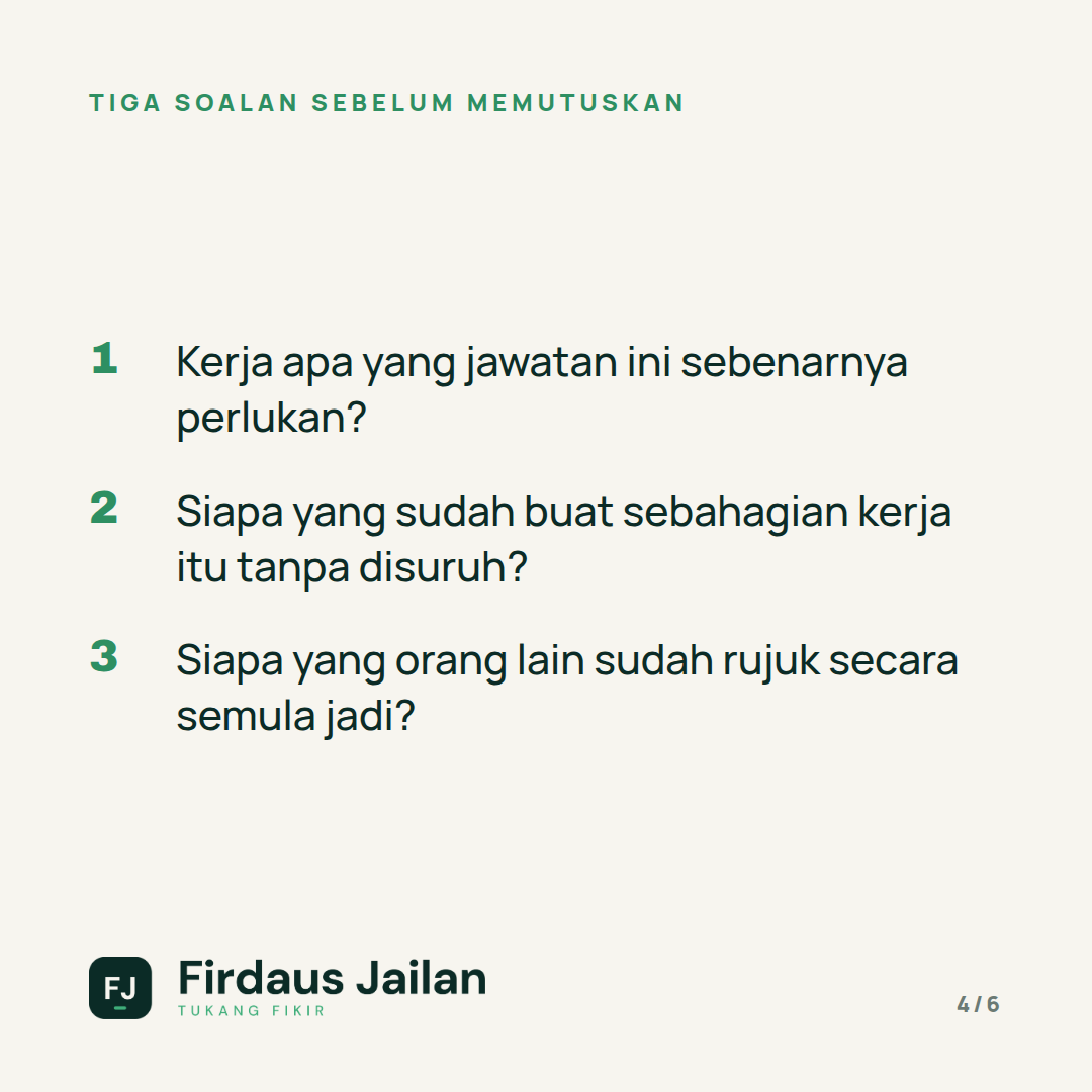 Siapa Patut Naik Pangkat, Yang Lama atau Yang Mampu?