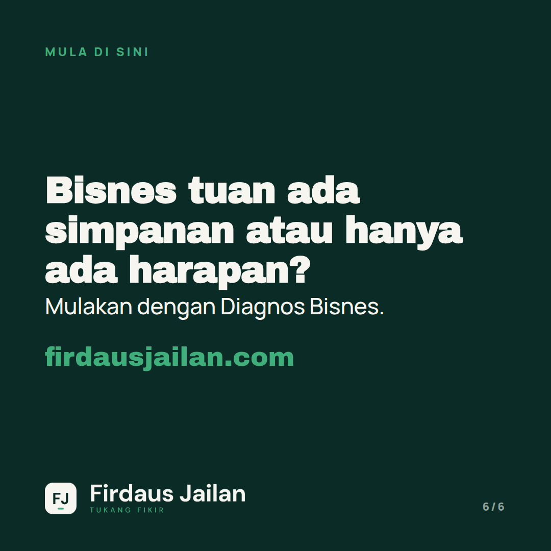 Kenapa Simpanan Bisnes Lebih Penting Daripada Pelaburan Baharu?