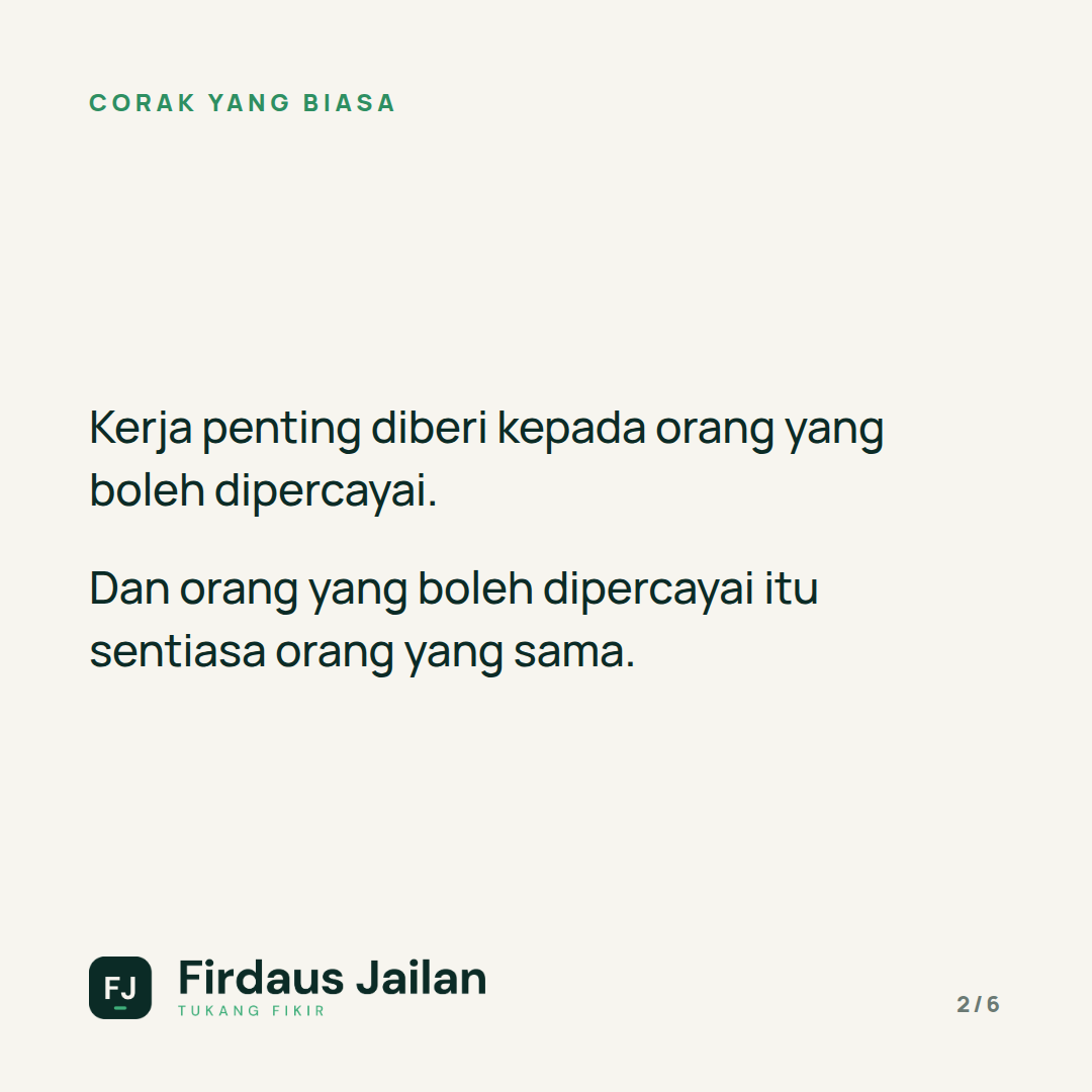 Kenapa Staf Bagus Selalu Jadi Orang Paling Banyak Kerja?