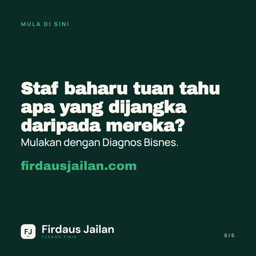 Kenapa Staf Baharu Berhenti Dalam Tiga Bulan?