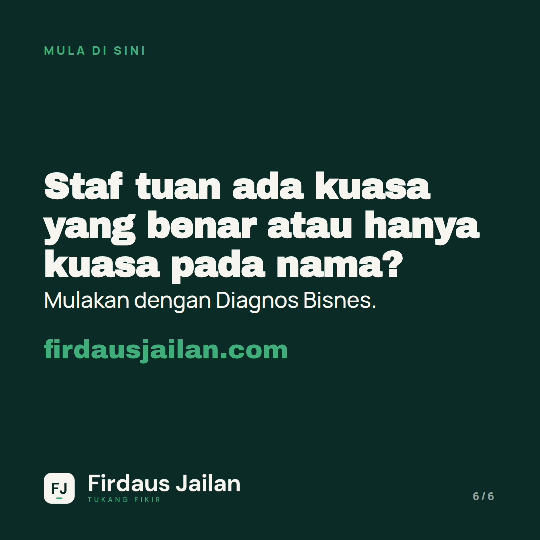 Kenapa Staf Tak Nak Buat Keputusan?