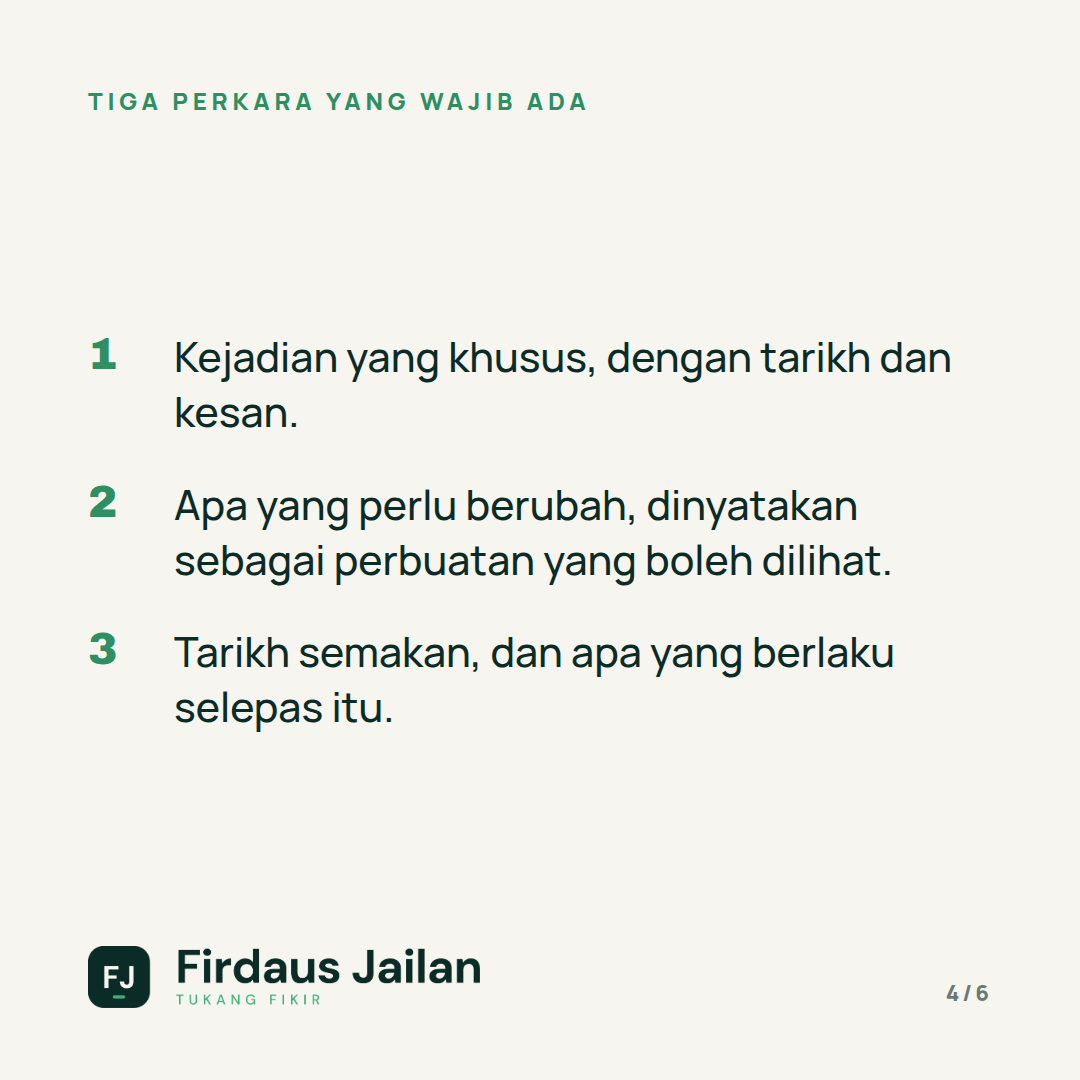 Surat Amaran: Alat Disiplin atau Alat Marah?