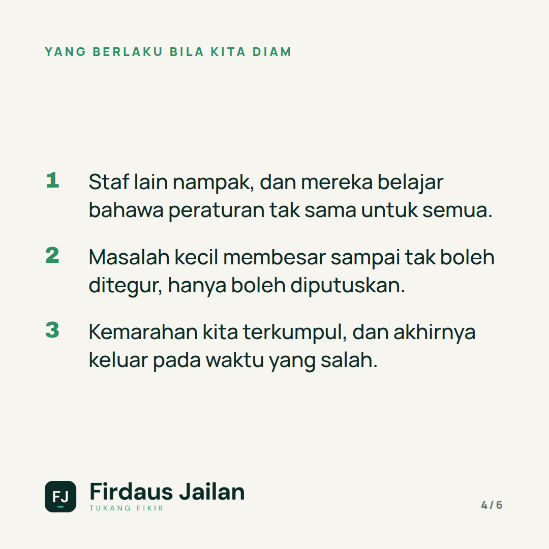 Kenapa Kita Tak Berani Tegur Orang Yang Kita Sayang?