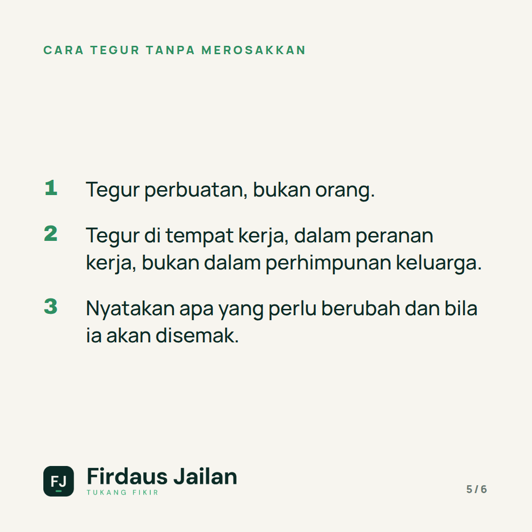 Kenapa Kita Tak Berani Tegur Orang Yang Kita Sayang?