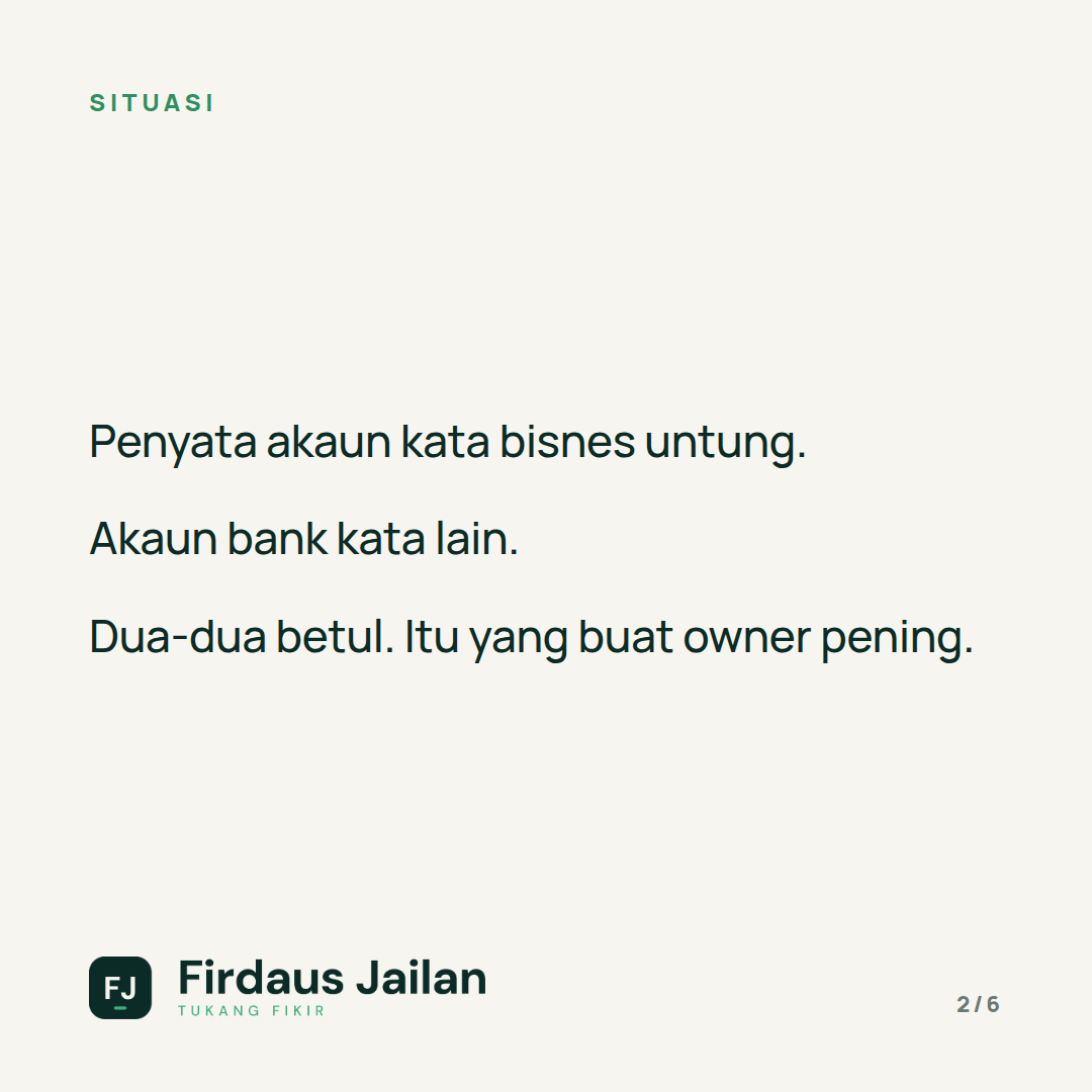 Catatan Tukang Fikir: untung ada, duit tak ada