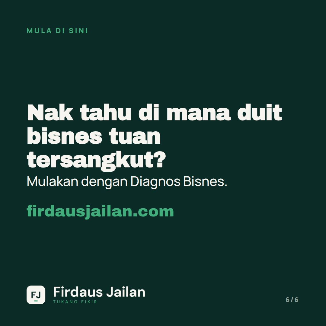 Catatan Tukang Fikir: untung ada, duit tak ada